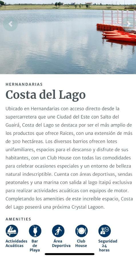 Costa Del Lago-Terrazas Hernandarias Exterior photo